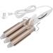 3 Barrels Curling Iron | Fast Heating Hair Waver & Crimper - 25mm Hair Curler Tool for Gorgeous Waves | International Shipping Available - Buy Online on SooperMarket.com