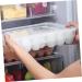 KOMBIUDA 34 Eggs Large Capacity Egg Holder Egg Crisper Grids Egg Holder Egg Container Egg Plate High Capacity - Buy Online on SooperMarket.com