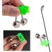 40PCS Fishing Rod Alarm Bells with Dual Alert Bells - Loud Sound Bite Indicators for Sea Rods - Buy Online on SooperMarket.com