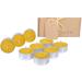 100% Pure Organic Beeswax Tea Lights - 9 Hand Rolled Natural Candles for Aromatherapy | Eco-Friendly & Handmade - Buy Online on SooperMarket.com