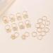 20PCS Hair Beads For Women Braids Jewelry For Hair Dreadlocks Accessories Metal Gold Silver Clips For Hair Braiding Beard Decoration For Girls Women one color D - Buy Online on SooperMarket.com