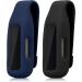 kwmobile 2X Clip Holders Compatible with Fitbit Inspire 3 / Inspire 2 / Ace 3 - Clip-On Holder Replacement Set - Black/Dark Blue black / dark blue - Buy Online on SooperMarket.com