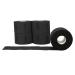 Level 3 Neck Paper - Disposable and Flexible Neck Strips - Barber and Hair Stylist Supplies - Self-Adheres to Neck - Pre-Cut and Easy to Use - 5 Rolls (100each) (Black)