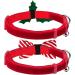 2-Pack Plaid Pattern Breakaway Cat Collar Set with Bell and Bowtie - Adjustable for Cats and Kittens (Neck 8-12) - Holly and Bowtie Design - Buy Online on SooperMarket.com