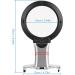 LED Magnifying Glass 2X & 6X Hands Free Chest Rest Lighted Reading Inspection Knitting Embroidery for Low Vision Seniors - Buy Online on SooperMarket.com