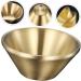 Zerodeko 4pcs Double Layer Insulation Bowl Camping Bowls Noodle Bowl Decorative Soup Bowl Dishes Reusable Ice Cream Bowls Korean Soup Noodles Stainless Steel Bowl Toddler Anti-Scald Pasta 12X12X5.8CMx4pcs Goldenx4pcs - Buy Online on SooperMarket.com