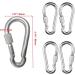 Ymeibe Swing Chains (2) Fully Coated with 4 Free Quick Links - Anti-Rust Iron Chains for Swing Set - Playground Kids Swing Seat Accessories - 660 Lb Capacity - Yellow - Buy Online on SooperMarket.com