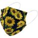 Everydayspecial Disposable Safety Mask 3 Layer Protection Face Mask for Adults 50 pcs + Necklace Holder (Sunflower Print) | 50 Count - Buy Online on SooperMarket.com