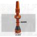 Orange 44MM BWSHLF Tubeless Presta Valve Stem Kit with Valve Core Remover Tool - Lightweight Alloy Valve Caps (Pair) - Buy Online on SooperMarket.com