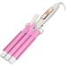 3 Barrel Curling Iron Wand - Adjustable Temperature Ceramic Lasting Waves Flexible for All Hairstyles - US Plug - Buy Online on SooperMarket.com