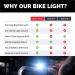 Bike Lights for Night Riding  USB Rechargeable Shark 300 Ultra Bright LED Bike Lights Front and Back Safety Tail Light Included  Bicycle Light Compatible with Mountain  Road  Kids & City Bicycles - Buy Online on SooperMarket.com