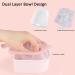 Nail Soak Off Bowl Set with Cuticle Peeler and Pusher - Manicure Tool for Gel Polish, Dip Powder Removal and Spa Cleaning - Buy Online on SooperMarket.com