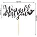 Arthsdite We Will Miss You Cake Topper Farewell Cake Decoration for Job Change Farewell Retirement Graduation Party Cake Decoration Supplies - Black Glitter - Buy Online on SooperMarket.com