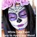 Go Ho White Face Paint 0.88 oz - Safe Water Based Halloween Makeup for Adults & Children - Ideal for Vampire, Skeleton, Clown, Joker SFX Cosplay Costumes - 25g - Buy Online on SooperMarket.com