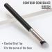 Erinde Angled Concealer Brush for Under Eye & Nose Contour - Professional Blending Brush for Liquid, Cream, & Powder Cosmetics - Buy Online on SooperMarket.com