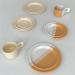 Serving Plates Dessert Plate Simple Round Tableware Beige Breakfast Plate Dinner Salad Plate Kitchen Restaurant Cafe Simple Plain Plate for Appetizer Dinner and Desserts - Buy Online on SooperMarket.com