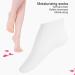 Moisturizing Socks - 2 Pairs of Elastic Spa Socks for Dry Feet & Cracked Heels (Size M 36-38) | Overnight Footcare Peeling Socks - Buy Online on SooperMarket.com