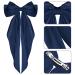 Buy Wllhyf Navy Blue Hair Clips - Big Bow Satin Hairpins & 90s Accessories for Women & Girls - Buy Online on SooperMarket.com