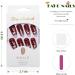 Vatocu Christmas False Nails - Long Xmas Press on Nails with Snowflakes Glitter - 24pcs Ballerina Acrylic Stick on Nails for Women and Girls - Buy Online on SooperMarket.com