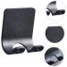 Osaladi 12-Pc Razor-Free Bathroom Hooks | Decorative Wall Hook for Cabinets | Child-Safe Aluminum | Black | Efficient Space-Saving Solution - Buy Online on SooperMarket.com