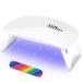 URAQT Mini Gel Nail Lamp - Portable 6W UV LED Nail Dryer with USB, Professional Nail Art Tool for Gel Polish - Perfect Gift for Thanksgiving & Christmas - Buy Online on SooperMarket.com