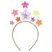 WLLHYF Glitter Star Headband Party Hair Headbands Valentines Day Gift Hair Bands Glitter Band Hair Accessory for Women (Colorful)