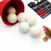 SPORTARC Wool Dryer Balls 6pcs Reusable Organic Fabric Softener Alternative Reduce Wrinkles & static cling Shorten Drying Time