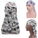 Premium Military Camouflage Silky Durags (3-Pack) - Long Tail Doo Rag for 360 Waves Men - Buy Online on SooperMarket.com
