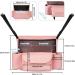 Adiwo Car Organiser - PU Leather Car Seat Storage Organizer for Front Seats - Durable Hanging Bag for Automotive Consoles - Pink - Buy Online on SooperMarket.com