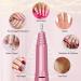 Weiyi Nail Miller Set | Professional Electric Nail File & Grinder | Low Vibration 20000 RPM 6 Drilling Sleeves | Optimal Nail Care & Design - Buy Online on SooperMarket.com