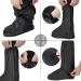 Waterproof Reusable Rain Boot Overshoes | Anti-Snow Shoe Covers for Men & Women | Black X-Large - Buy Online on SooperMarket.com