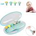 Baby Nail File Clipper Trimmer with Light - Electric & Professional Safe Baby Manicure Set in Green - Buy Online on SooperMarket.com
