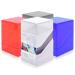 4 Pack Card Deck Cases for Trading Cards Acrylic Card Storage Boxes Holding 100+ Sleeved Cards Fit for YuGiOh MTG and Sport Cards (4 Colors)