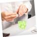HAPINARY Nail Art Liquid Holder with cover tool manicure glass nail dish cup bracket nail art dish plate cup thicken nail dish with lid glass nail art cup Nail supplies Nail Manicure Tools 7x5.6cm Green - Buy Online on SooperMarket.com