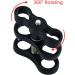 Amarine Made 1 Inch Black Underwater Ball Clamp Mount - 2 Pack for Light Arm System - Buy Online on SooperMarket.com