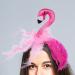 Harilla Pink Flamingo Headband Cute Animal Head Hoops Feathers Hair Accessories Headdress for Girls Women Beach Party Carnival Costume Cosplay Accessories - Buy Online on SooperMarket.com
