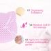 MEKK Lint Free Nail Wipes - 400PCS Cat Shape Remover Pads for Nail Polish & Lash Extensions | Super Absorbent Non-Woven Fabric - Pink - Buy Online on SooperMarket.com