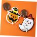 Cabilock Halloween Lollipop Decoration 100 Pcs Lollipop Paper Lollipop Candy Lollipop Packaging Lollipop Ghost Lollipop Greeting Lollipop Decoration Pencil Caps Message Halloween - Buy Online on SooperMarket.com