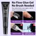 Buy Bartbox Squoval Short Nail Tips & Glue Gel Kit - 300 Soft Gel Nail Tips Set with Mini UV Lamp & Quick Gel Glue - Perfect for Nail Extensions - Buy Online on SooperMarket.com