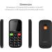 Artfone CS181 Senior Cell Phone - Large Button Dual SIM Mobile with Emergency Button | Contract-Free GSM Phone for Seniors | Includes Black Charger - Buy Online on SooperMarket.com