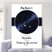 Personalized Sky/Star Map Print: Unique Gift for Birth, Christening, Mother's Day, Father's Day - Custom Night Sky Poster for Any Location - Picture/Print Only - Buy Online on SooperMarket.com