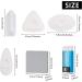 Zonon 12-Piece Drawing Art Eraser Set - Various Shapes for Artists, Painting, Sketching - White Kneaded Erasers for Precision Erasing - Buy Online on SooperMarket.com