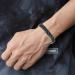 Men's Pure Titanium Magnetic Bracelets - Double Powerful Magnets, Eliminate Static Electricity - Black Bracelets - Buy Online on SooperMarket.com