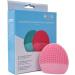 Mini Silicone Facial Cleansing Brush - FEITA Waterproof Silicon Face Cleaner and Electric Masager System for All Skin Types (Pink) - Buy Online on SooperMarket.com
