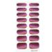 Semi Cured Gel Nail Polish Strips Adhesive Gel Nail Art Stickers Lasting Glitter Gel Nail Wraps Sticker with Nail File Semi Cured Gel Nail Stickers for Toes White with Uv Light Bsg0328