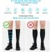 Acwoo Compression Stockings for Men & Women - Medical Knee Socks (L/XL) - 2 Pairs Black & Beige - Thrombosis Support - Buy Online on SooperMarket.com