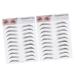 Angoily 2pcs 3d Eyebrow Stickers 6d Template Eyebrow Shape
