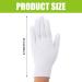 36Pcs White Gloves 18 Pairs Soft Cotton Gloves Large Size Stitched White Gloves for Dry Hand Moisturizing Cosmetic Hand Spa and Coin Jewelry Silver Inspection - Buy Online on SooperMarket.com