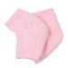 Minkissy 3st heel socks Support of the heels cuff socks for heels repair silicone socks for dry feet cracked heel gel sock spa man moisturizing pink