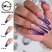 MIZHSE Poly Nail Gel Purple Temperature Color Changing Extension Builder Gel - Professional Nail Thickening Tool for Beginners (MS-Purple) - Buy Online on SooperMarket.com